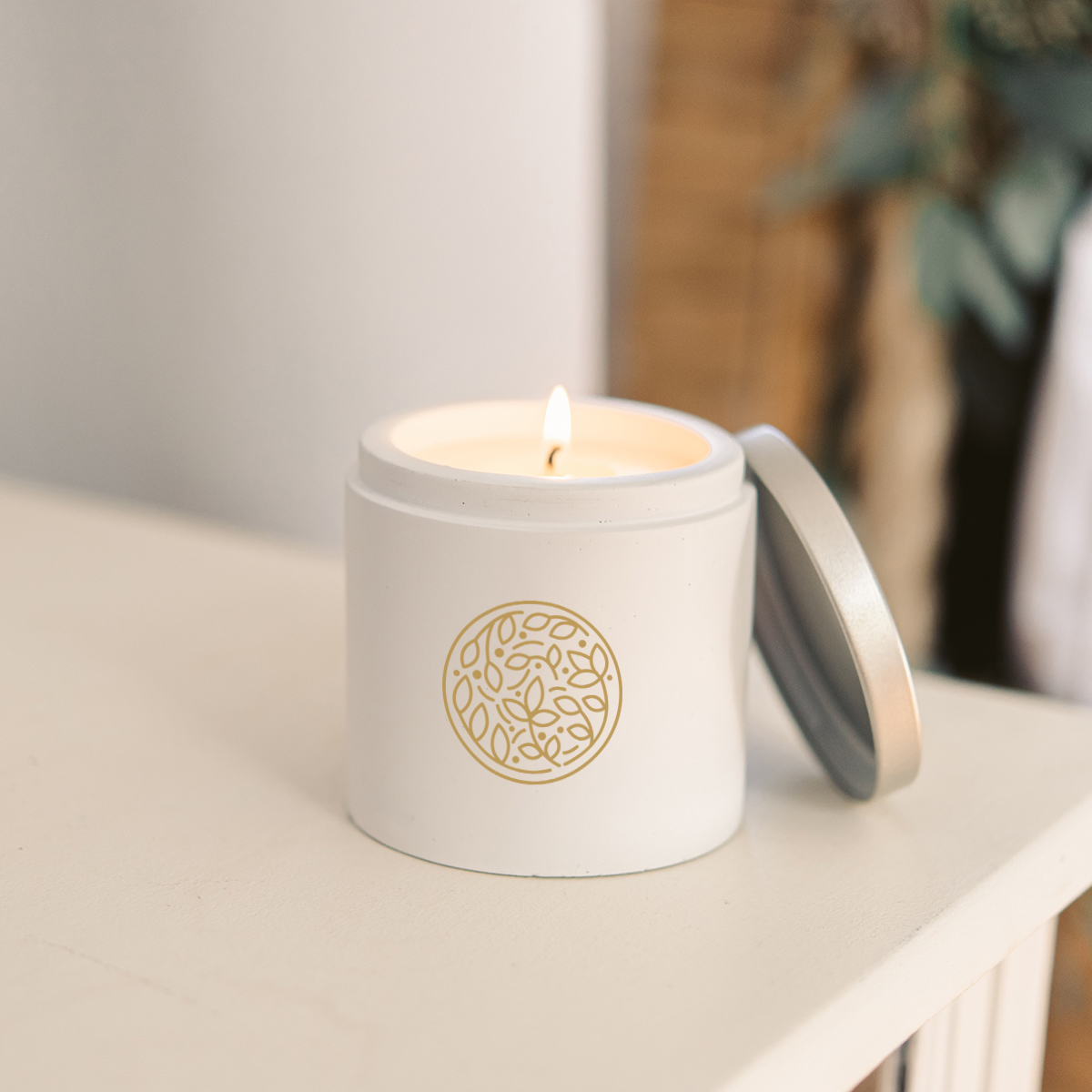 Cali Clay Cement Candle 5