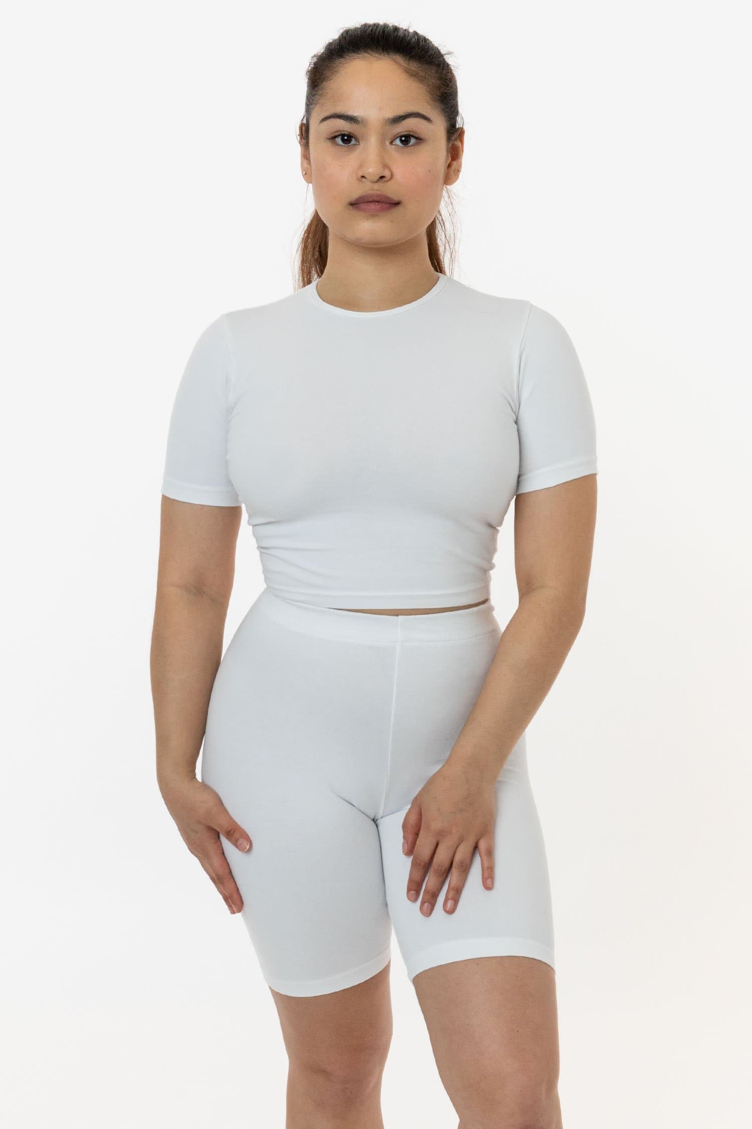 CTN SPNDX S/S CREW CROP TOP 2
