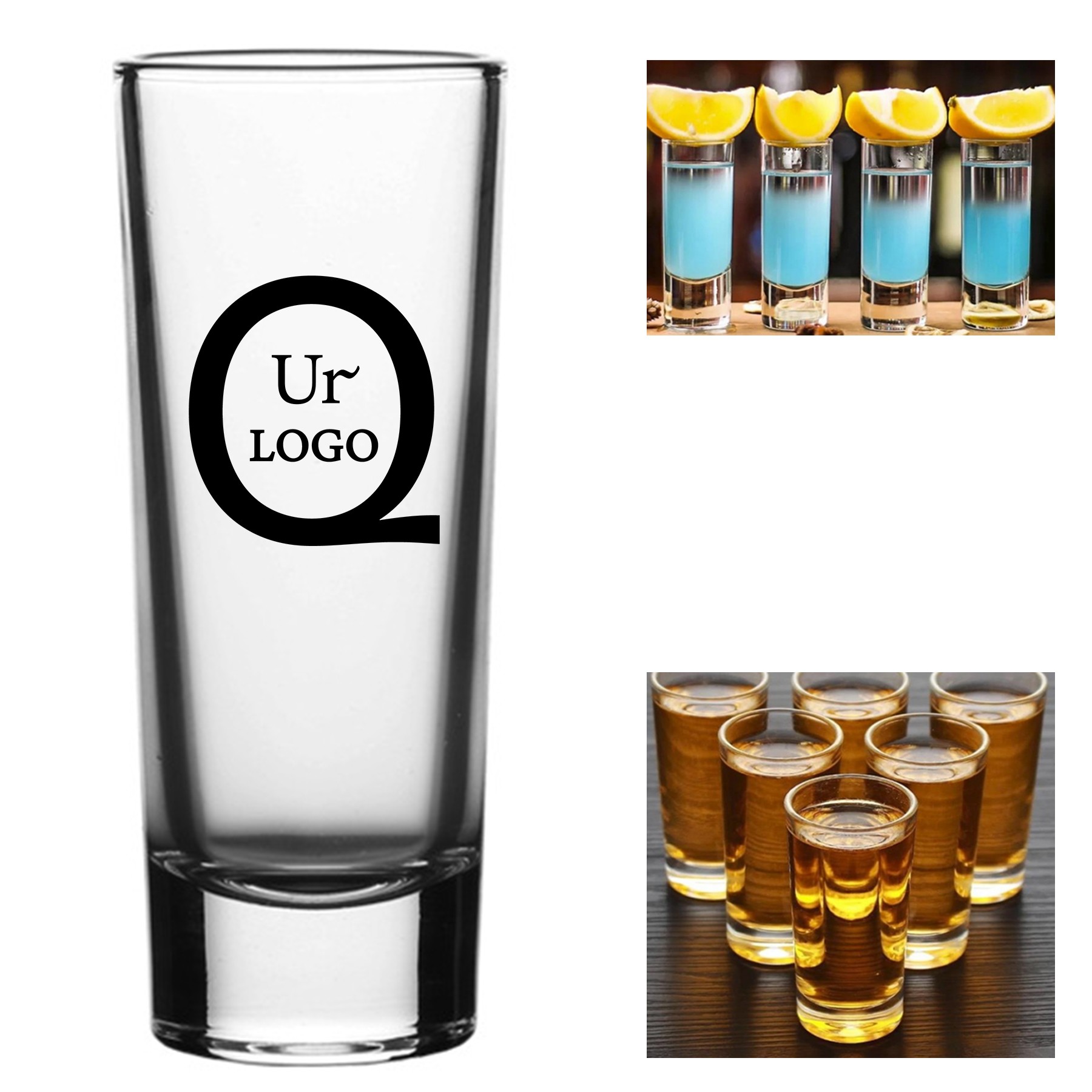10 Oz Straight Glass Water Cup