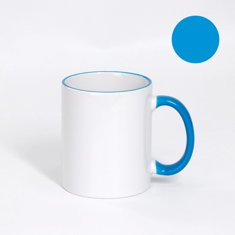 Two-Tone Coffee Mug 11 oz Ceramic Sublimated Cups 4