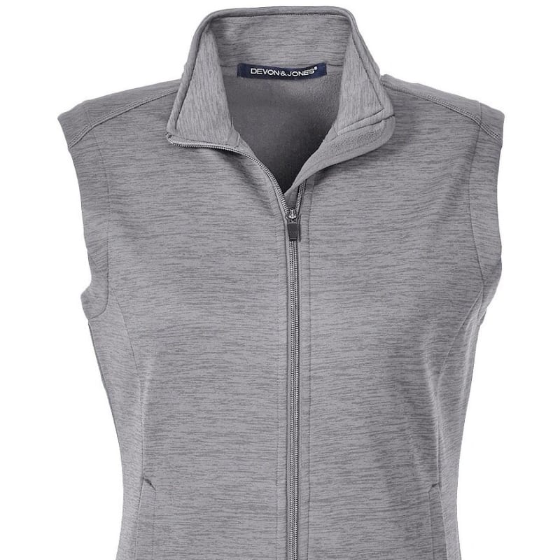 Devon & Jones Ladies' Newbury Mélange Fleece Vest 4