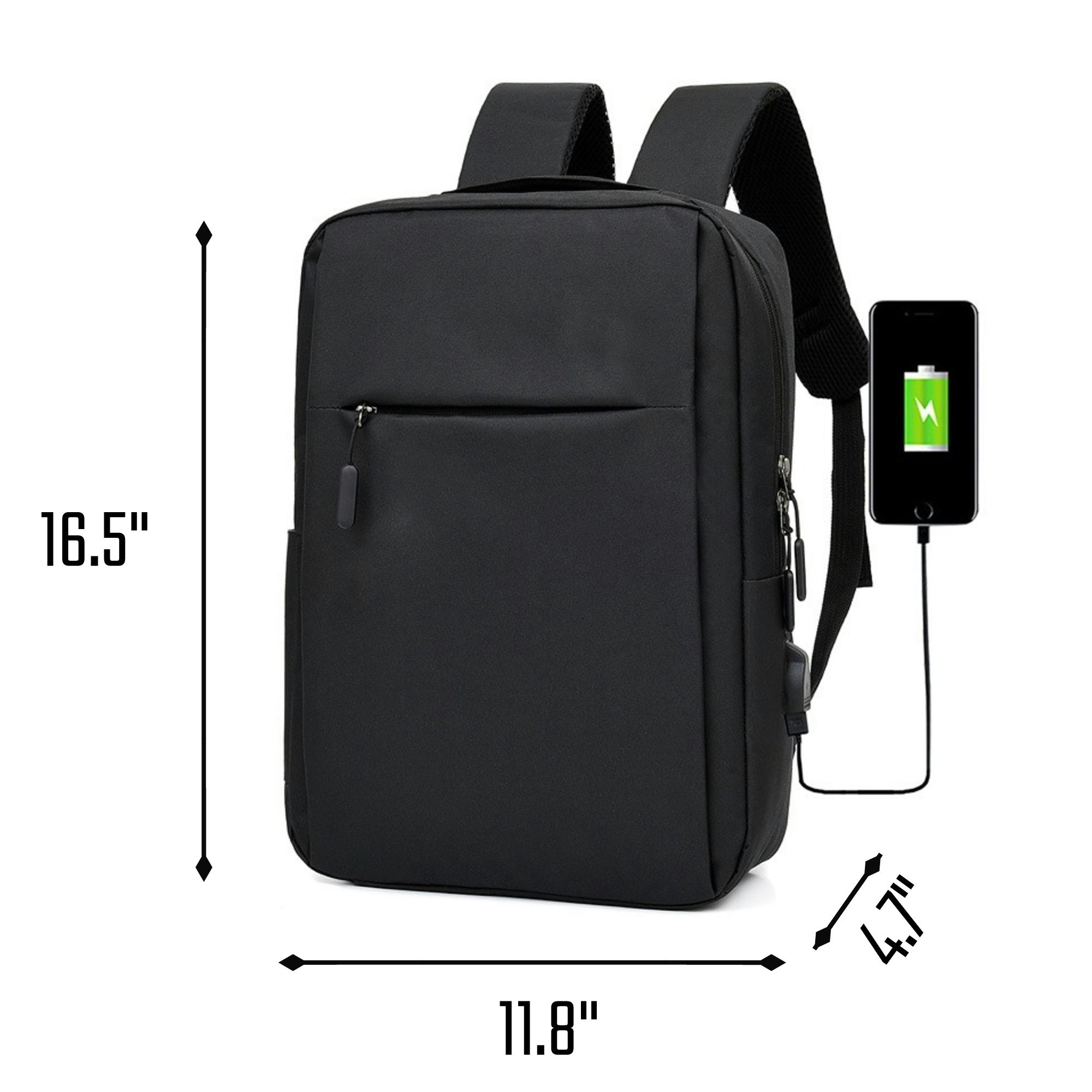 Business Laptop Backpack With USB 4