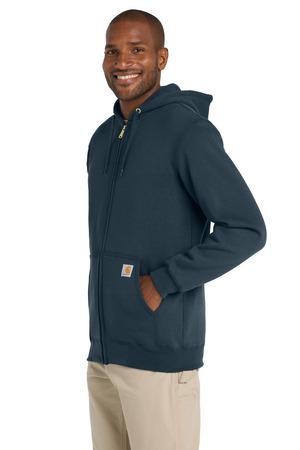 Midweight Hooded Zip-Front Sweatshirt