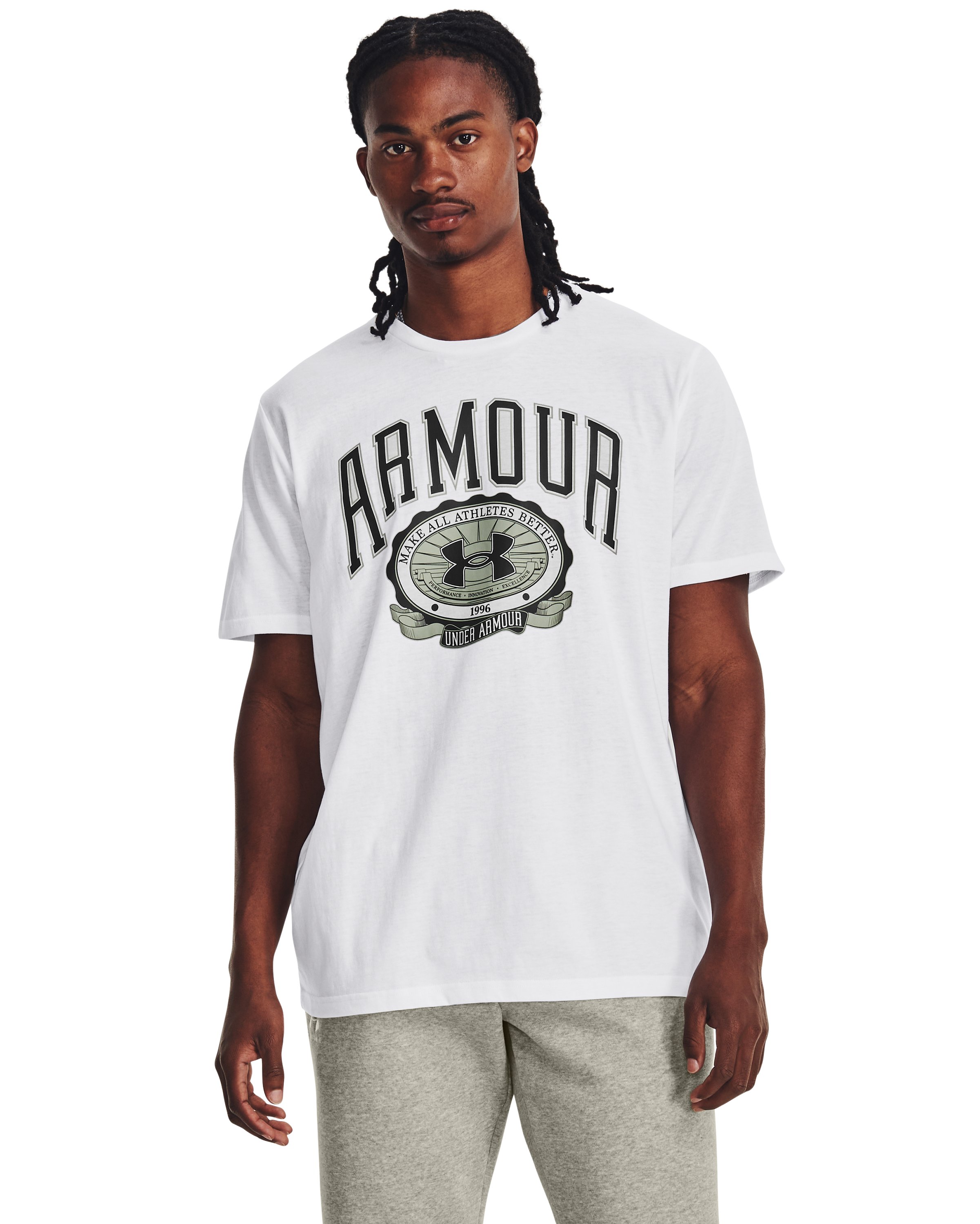 UA Collegiate Crest Men's Short Sleeve 1