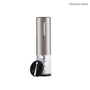 4 In 1 Black Plastic Automatic Electric Wine Opener With Foil Cutter 4