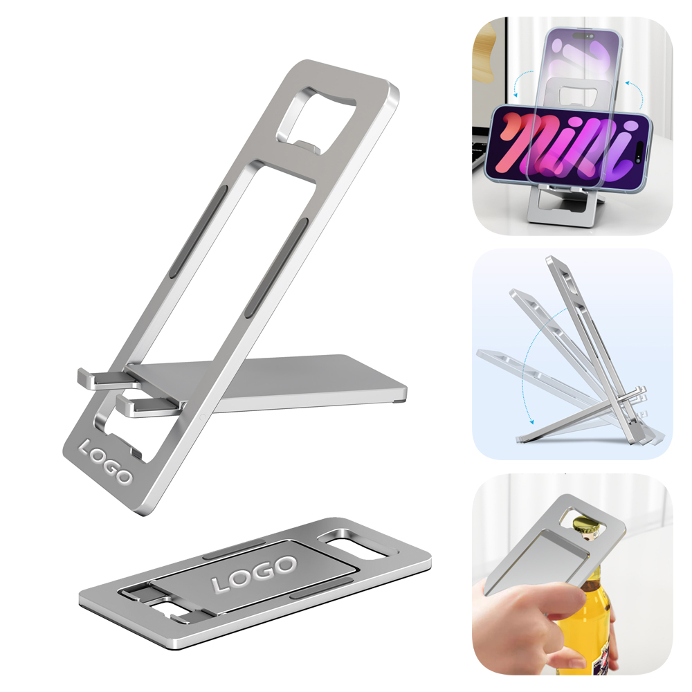 Card-type Foldable Aluminum Phone Holder 2