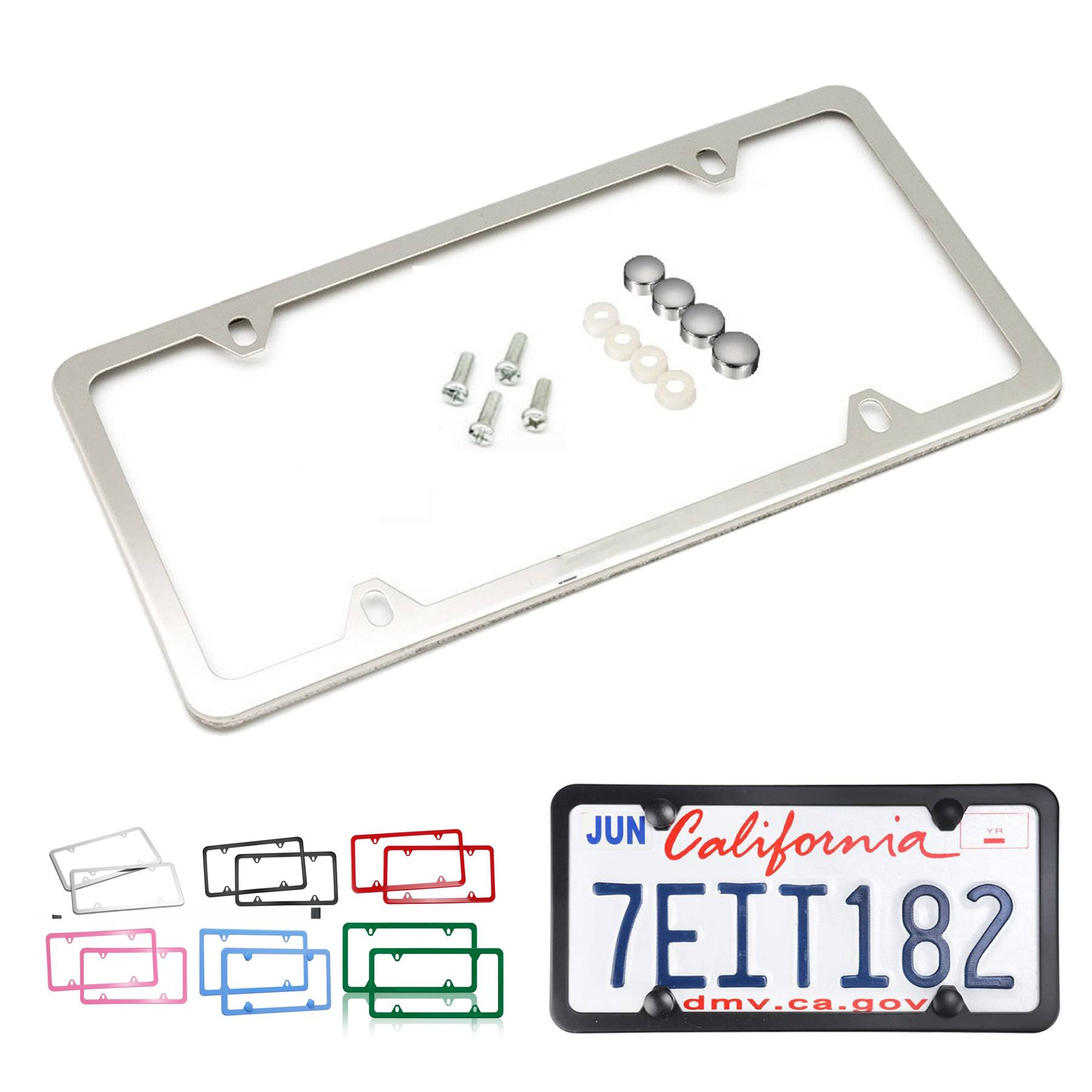 Plate frame American gauge stainless steel protective jacket 4