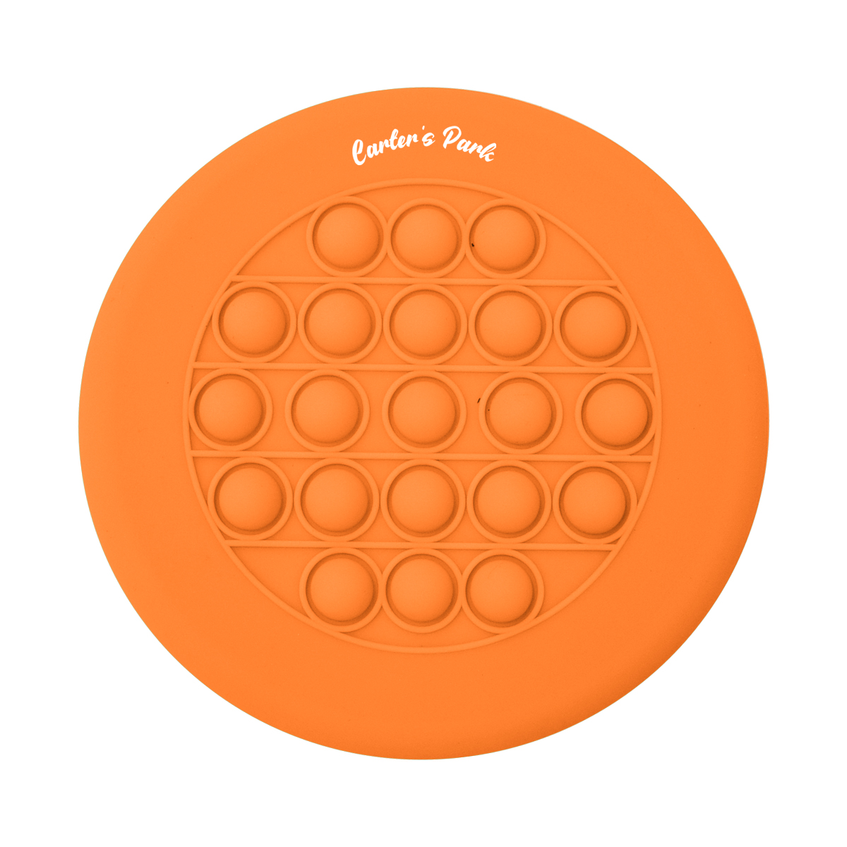 Push Pop Stress Reliever Flying Disc 18