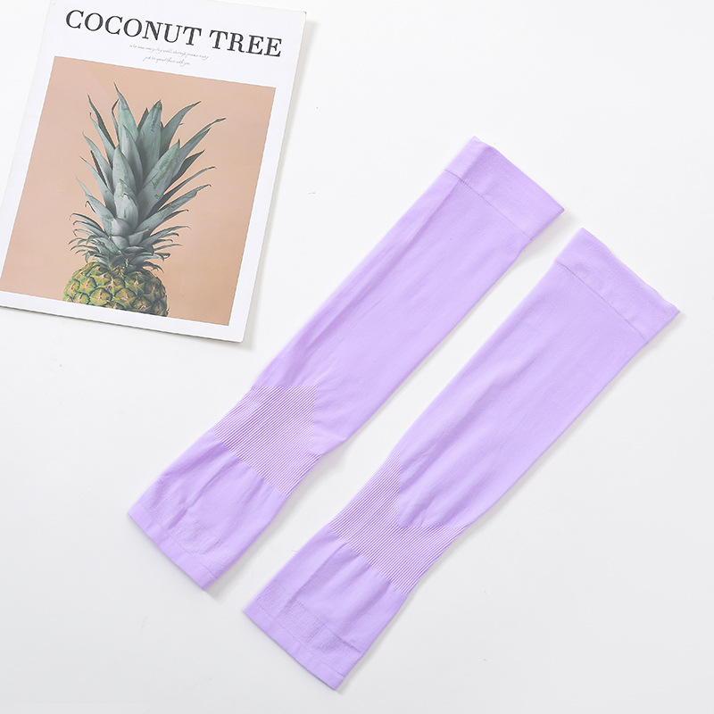 Long Cooling Ice Silk UV Arm Cover Sleeves 10