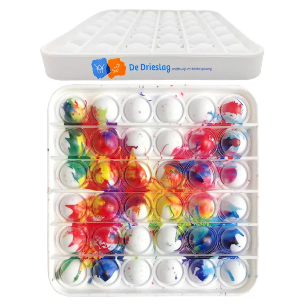 Tie Dye Full Bleed Print Push Bubble Fidget Sensory Toy 8