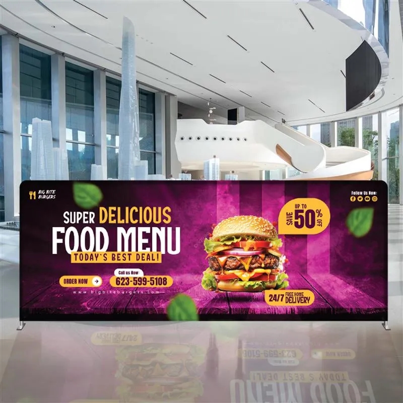 20' STRAIGHT TENSION FABRIC DISPLAY 6