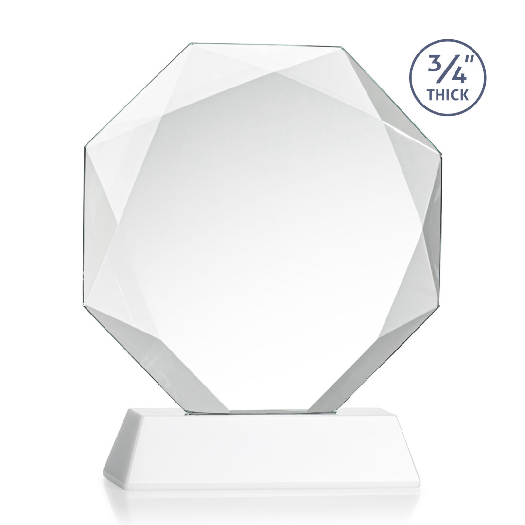 Bradford VividPrint™ Award on Newhaven Base - White 7