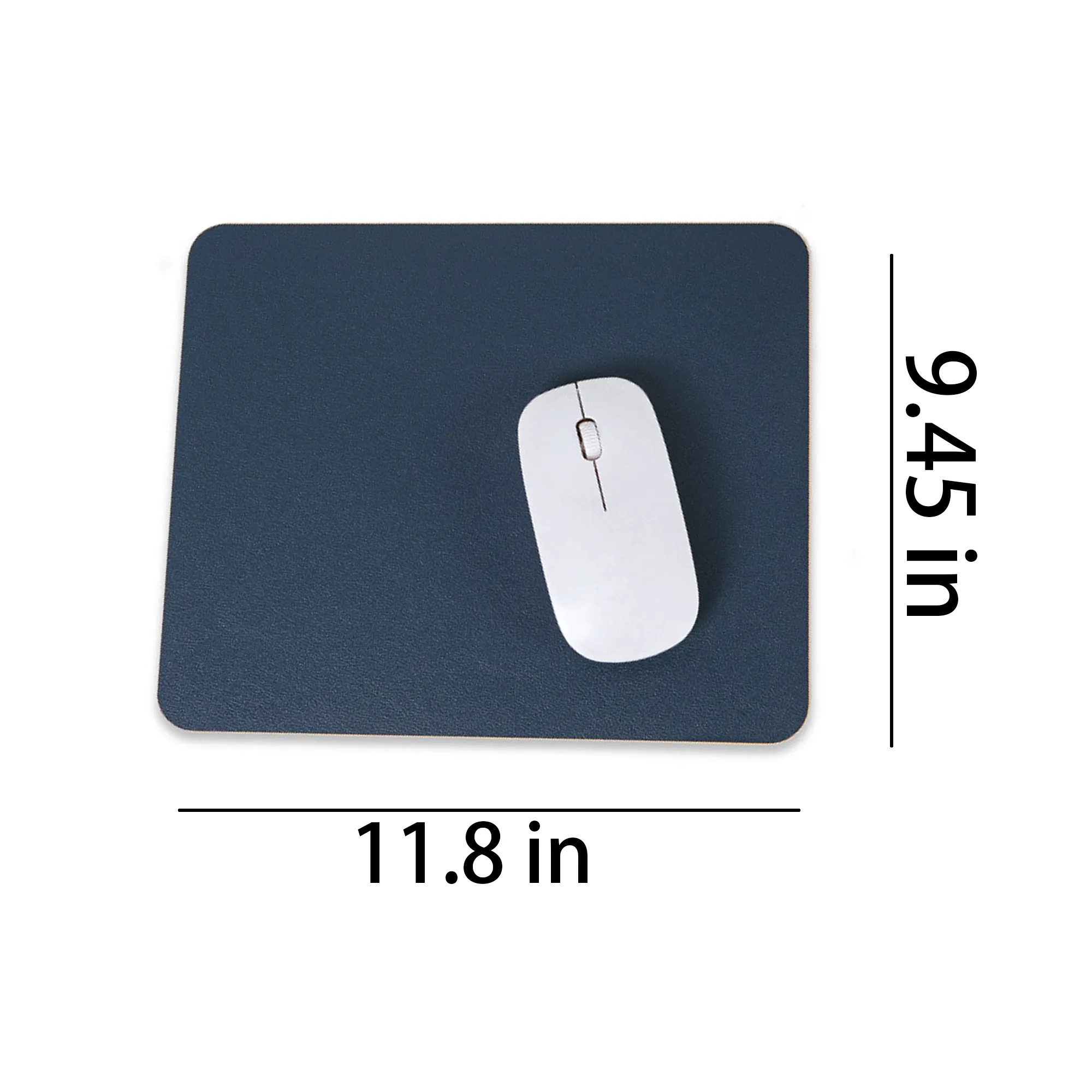 MOQ 50 Dual Sided Leather Mouse Pad Office Gaming Desk Mat 2