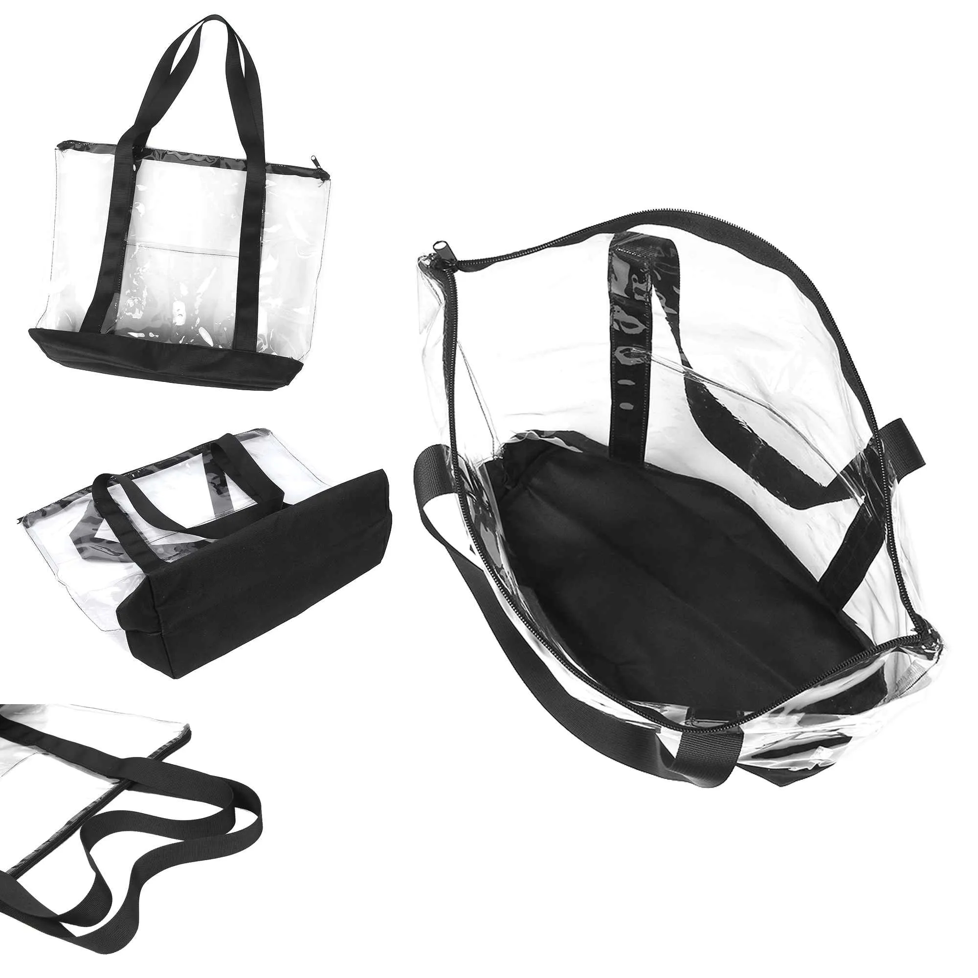 Custom Handy Laundry Clear Tote Bag 7