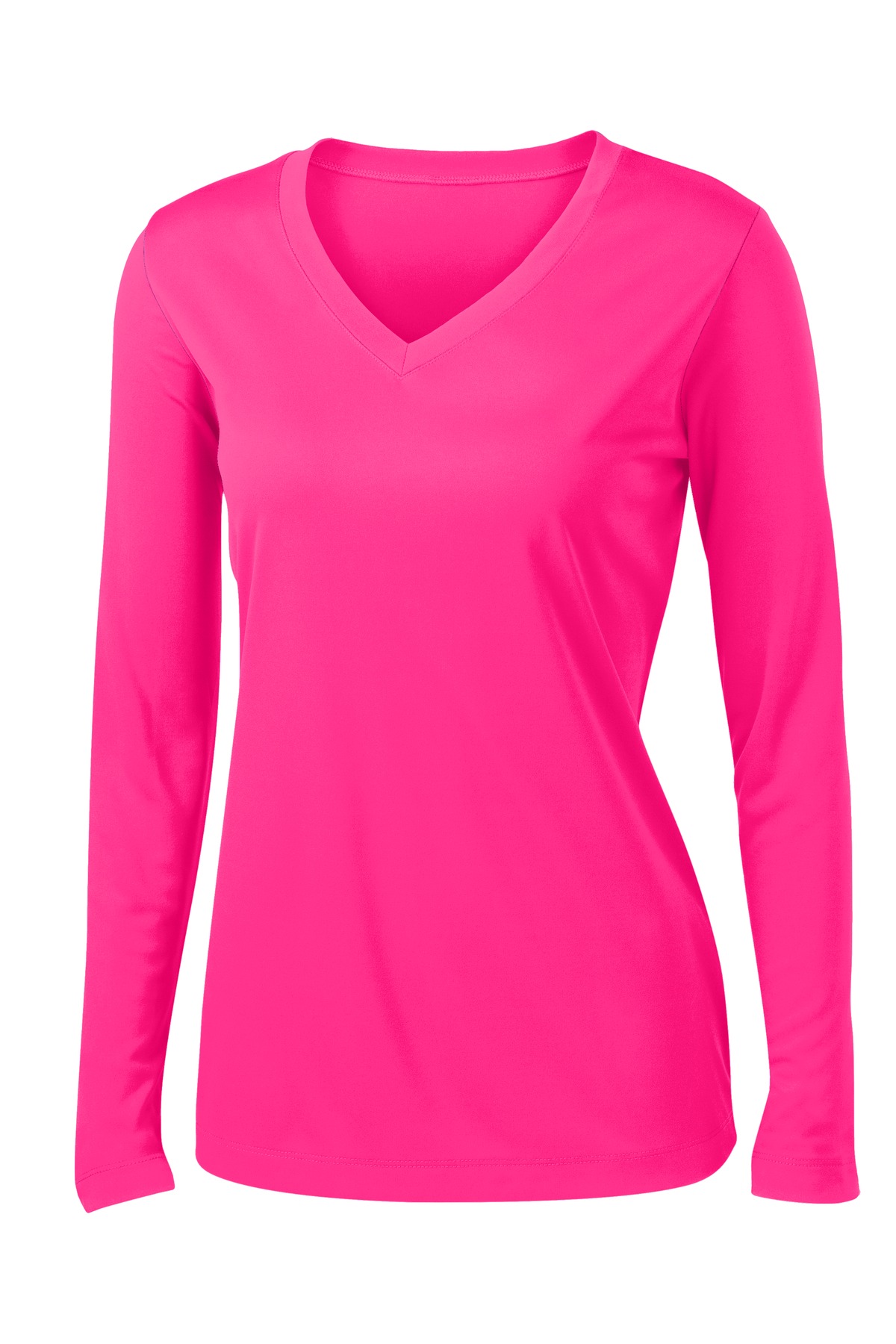 Sport-Tek Women's Long Sleeve PosiCharge Competitor V-Neck Tee. LST353LS 57