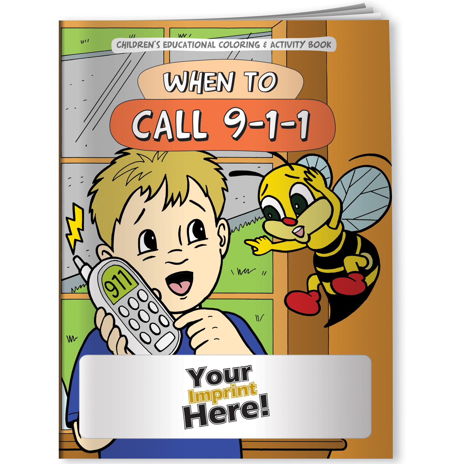 Coloring Book - When to Call 9-1-1 4