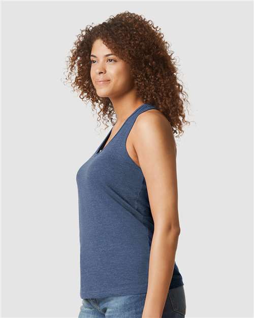 Women's Softstyle® CVC Racerback Tank Top - 64220LCVC 72