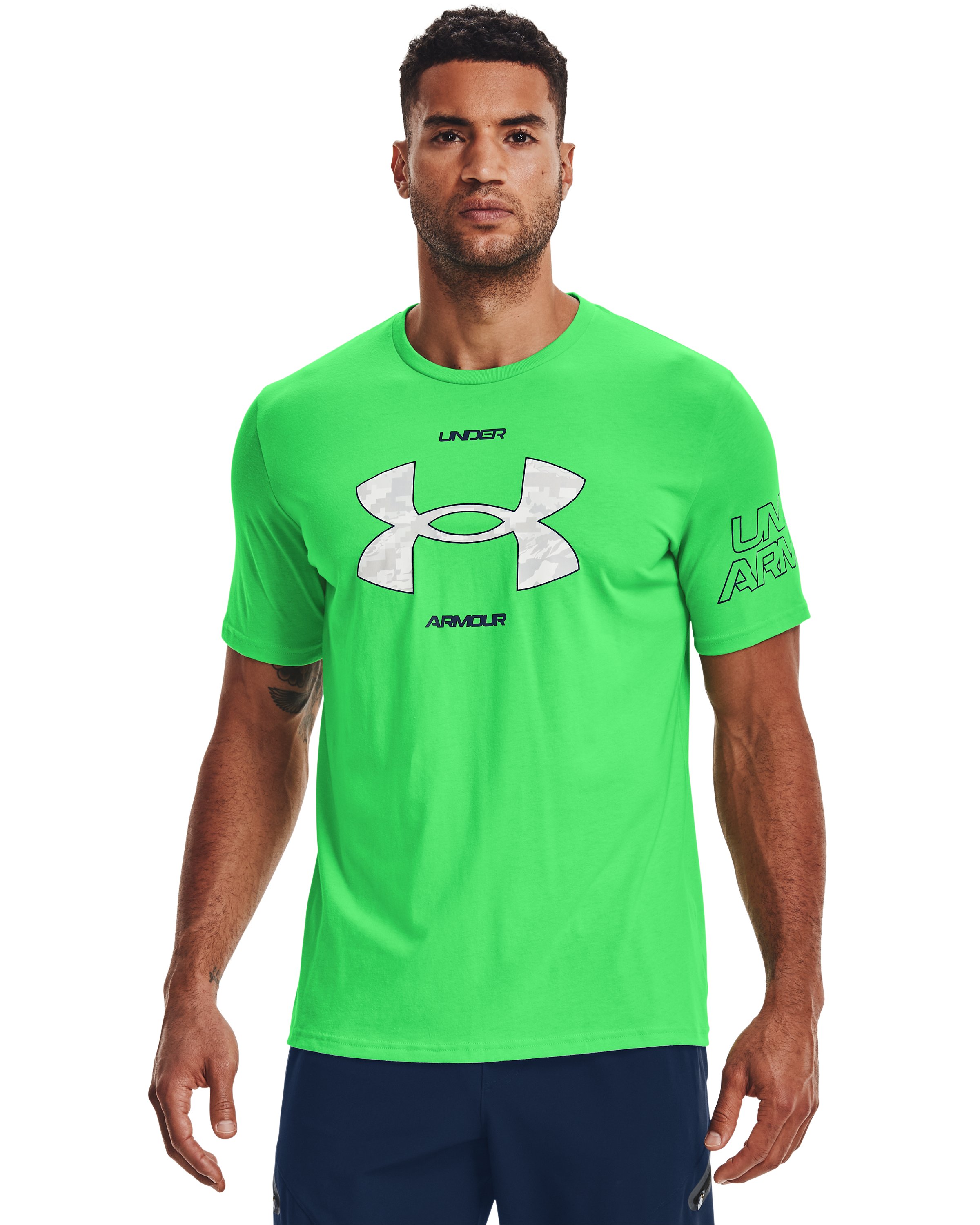 UA ABC Camo Fill Logo Men's Short Sleeve 2