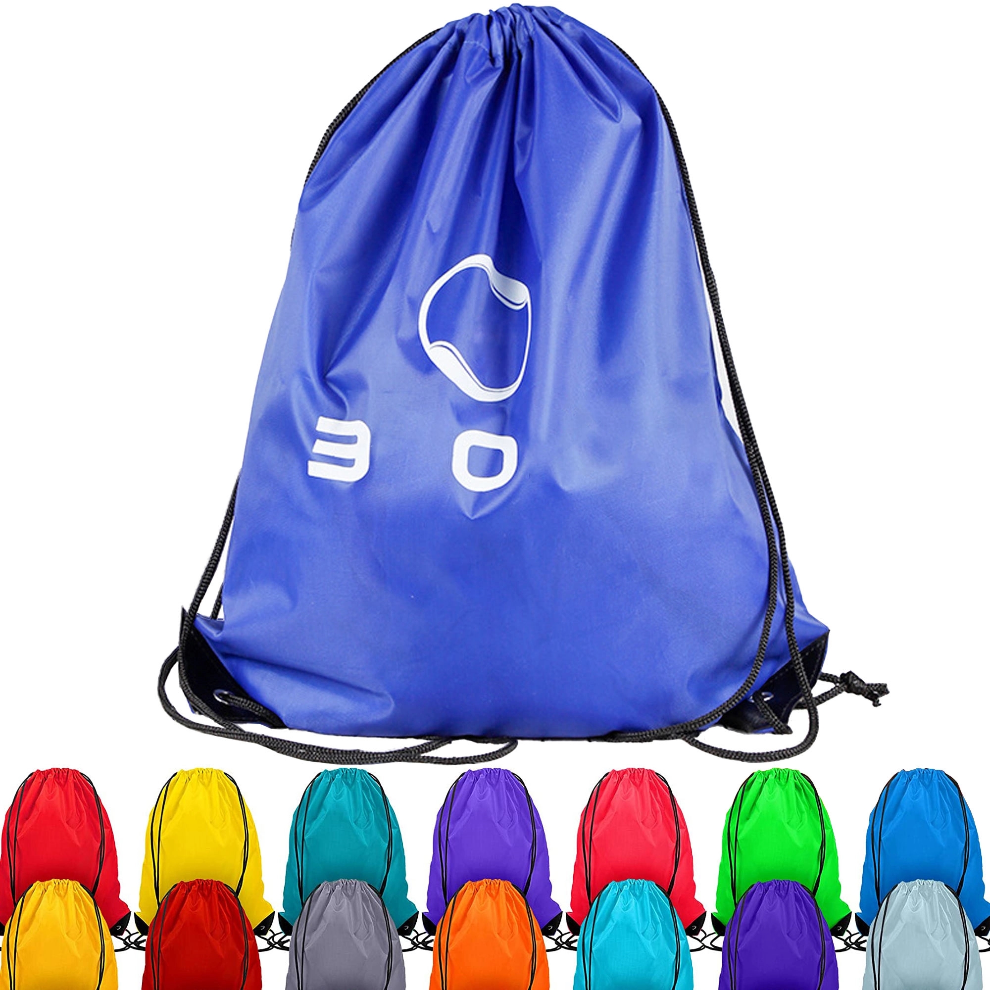 Waterproof 210D Polyester Travel Drawstring Backpack Bag