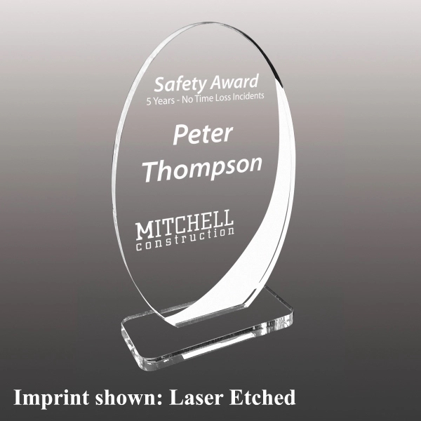 Stock Acrylic Award - Laser Etched