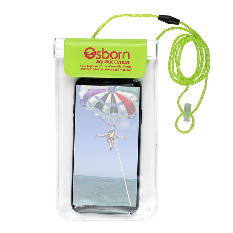 "Truckee" Clear Touch Through Water-Resistant Cell Phone and Accessories Carrying Case 31