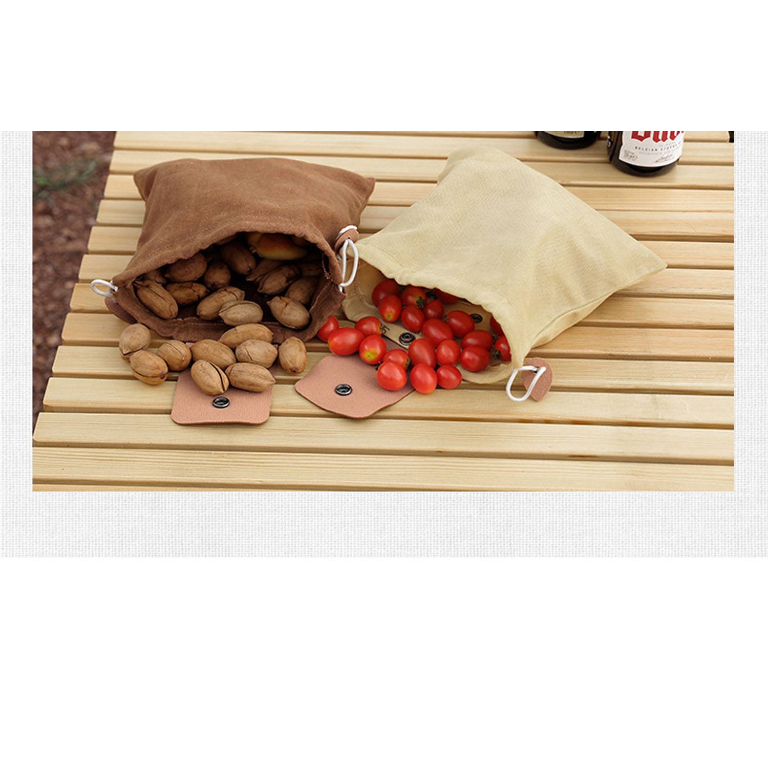 Outdoor Collapsible Canvas Picking Storage Bag 9