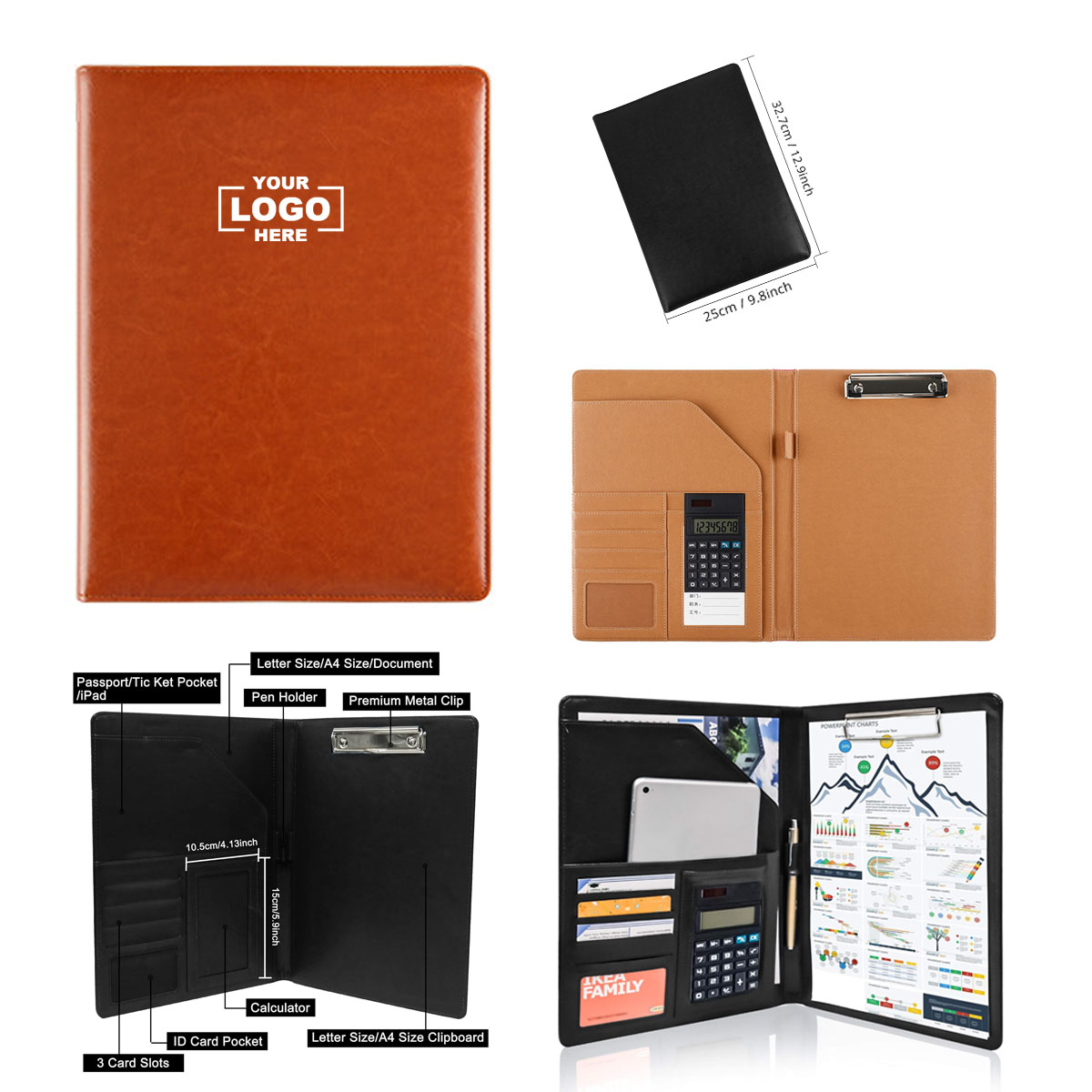 Leather Business Clipboard Padfolio 7