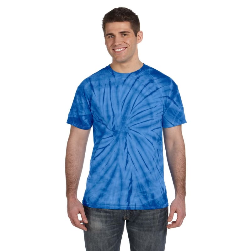 Tie-Dye Adult 5.4 Oz. 100% Cotton Spider T-Shirt 5