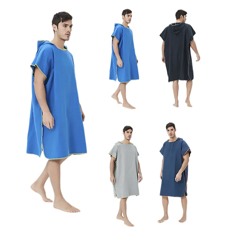 Microfiber Hooded Beach Robe 4