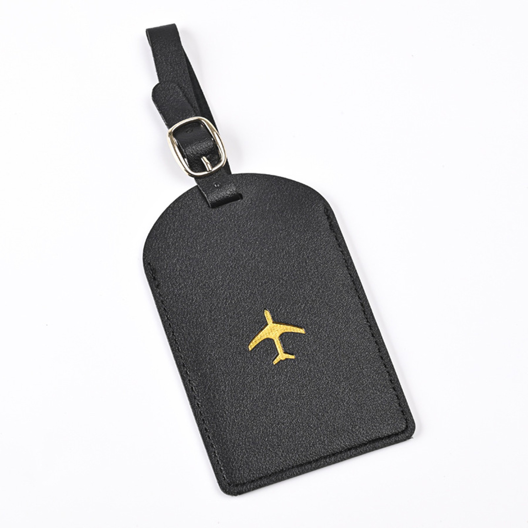 PU Leather Stamping Aircraft Boarding Pass Hanging Tag 5