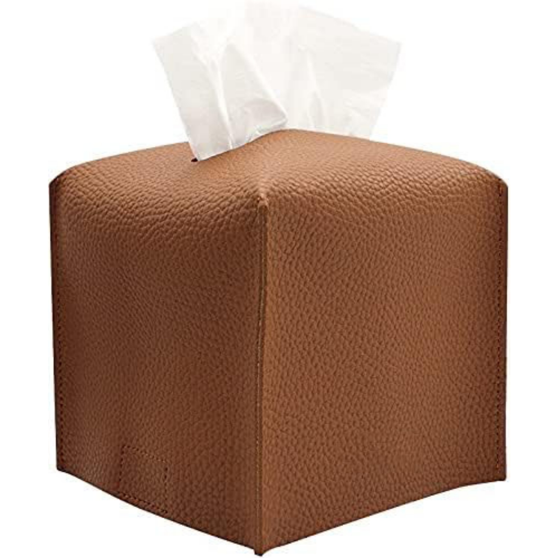 Square Leather Tissue Box 3