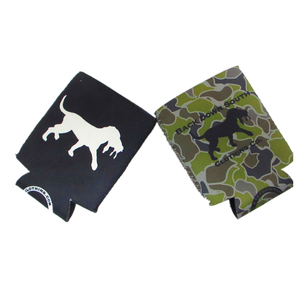 Dog Pattern Design Can Cooler, custom koozie with logo imprint 5