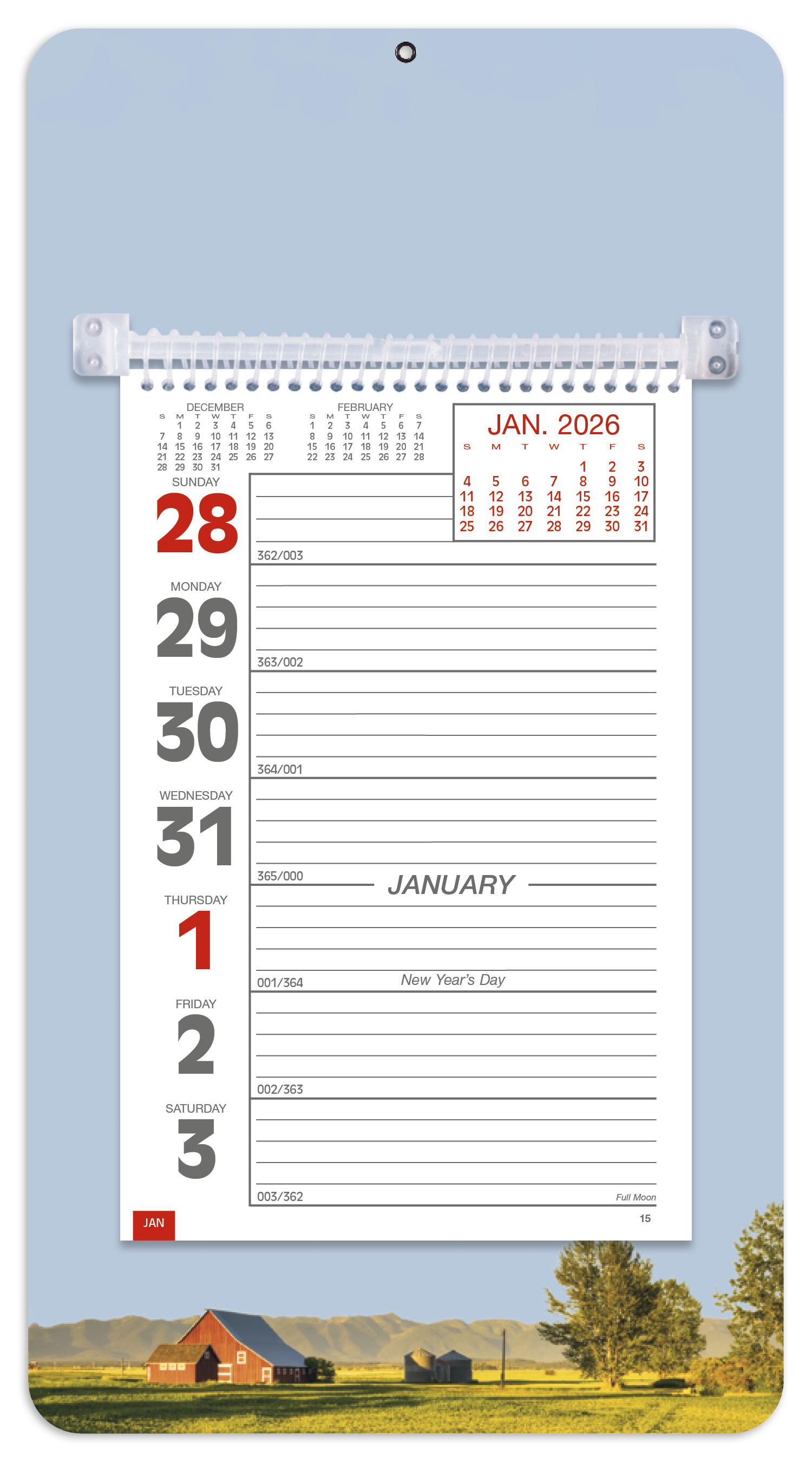 Triumph® Calendars Full-Color Weekly Memo Calendar 41