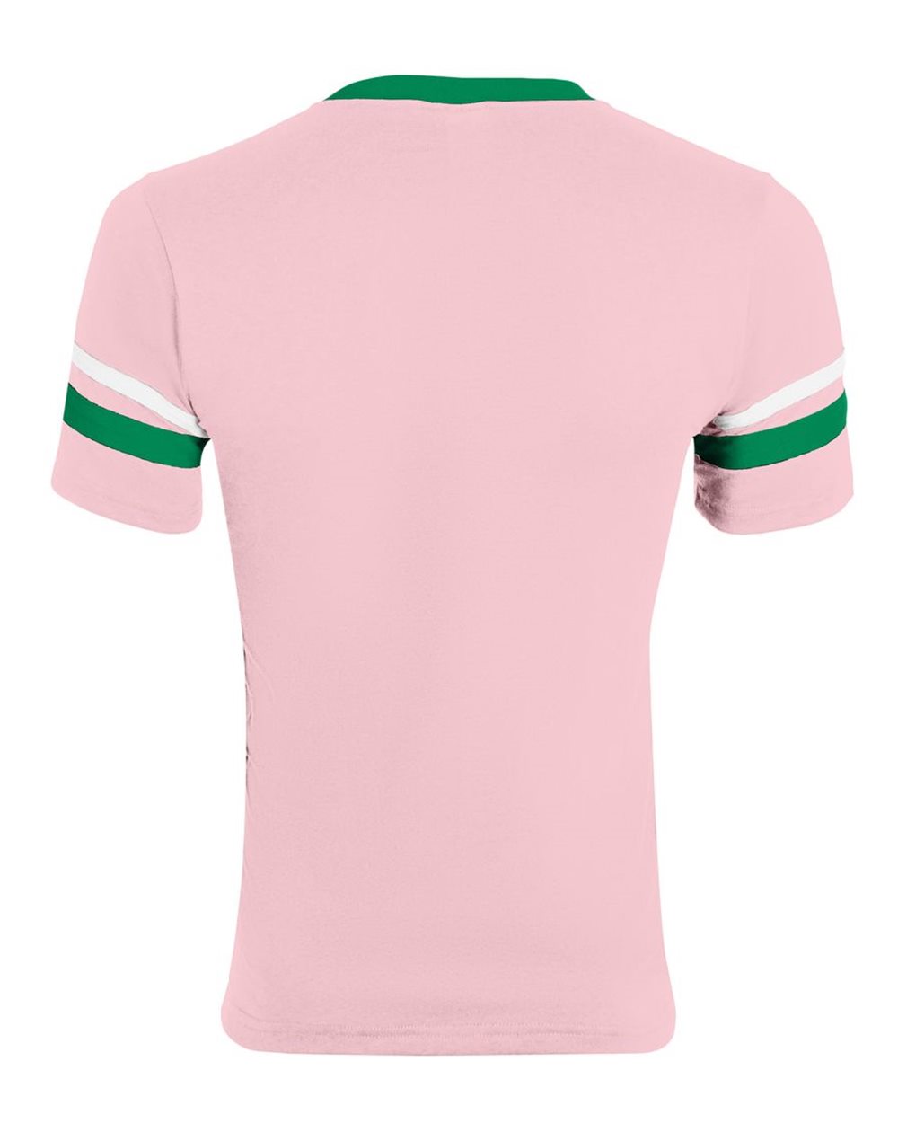 V-Neck Jersey with Striped Sleeves - 360 110