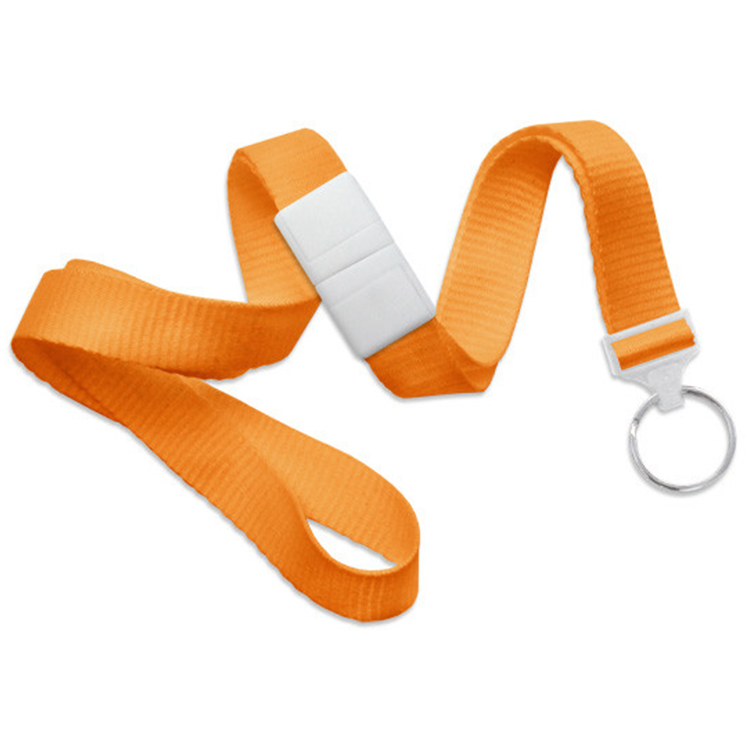 5/8" Breakaway Blank Lanyard with Split Ring 1