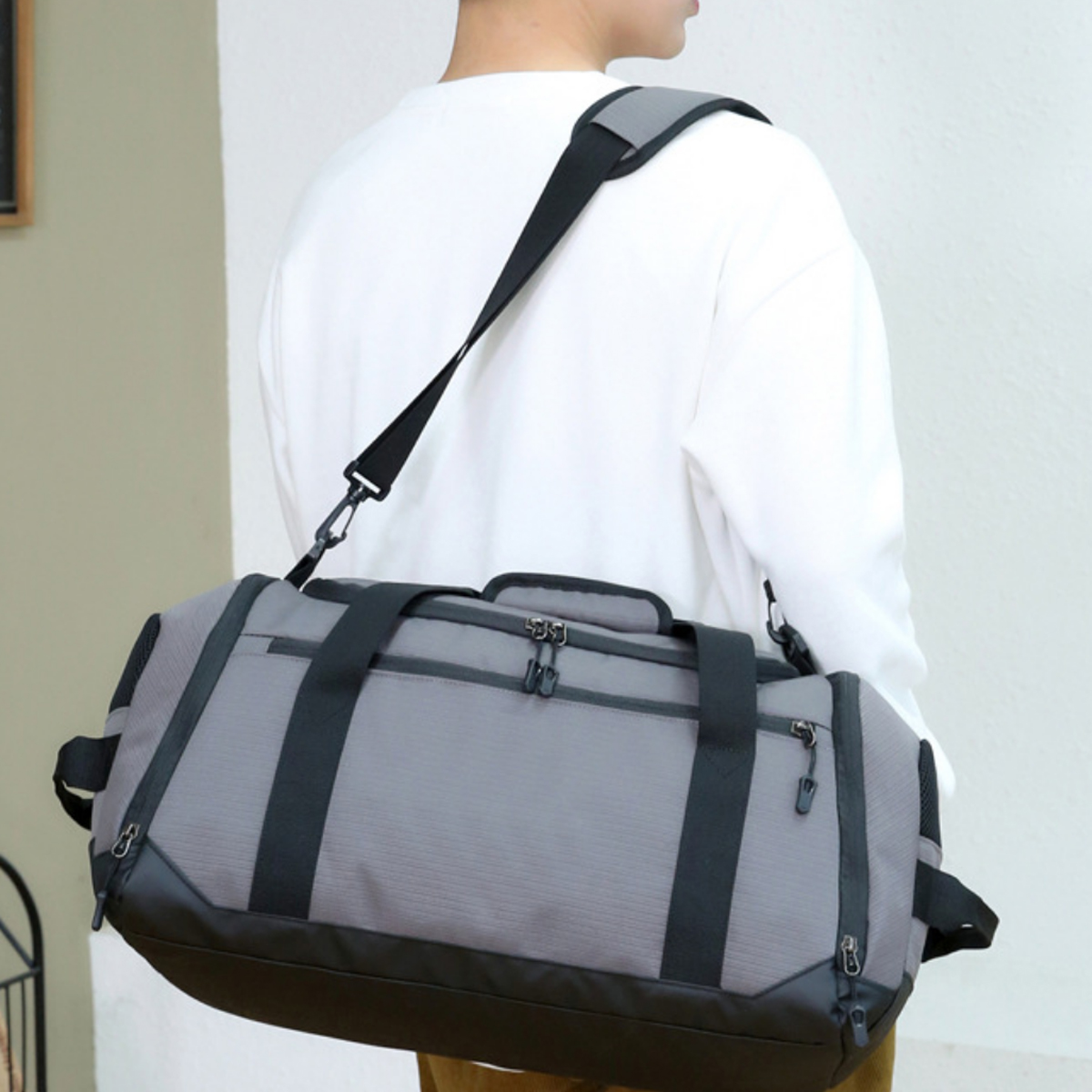 35L Durable Large Capacity Gym Duffel Bag for Men 6