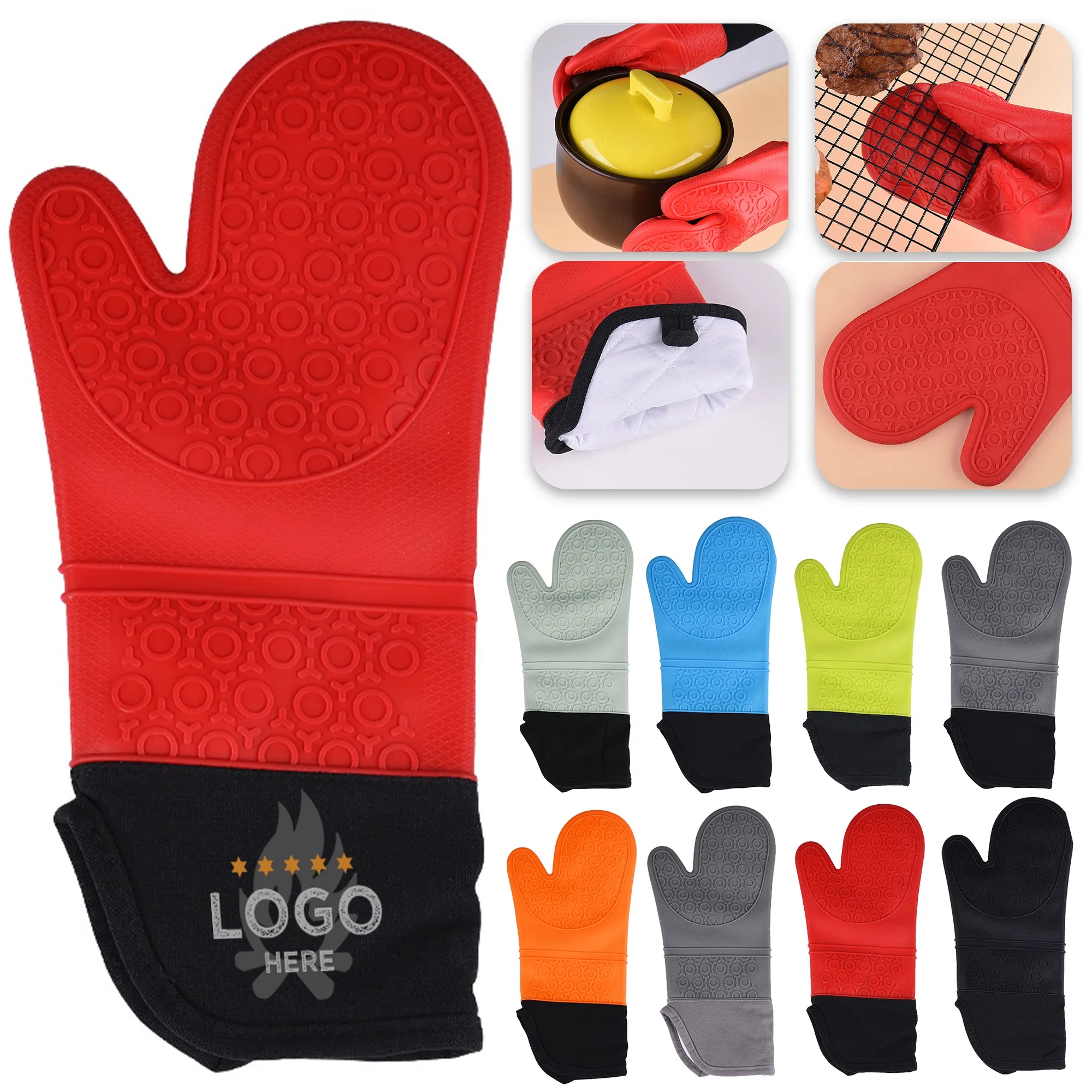 Oven Mitts Gloves 6