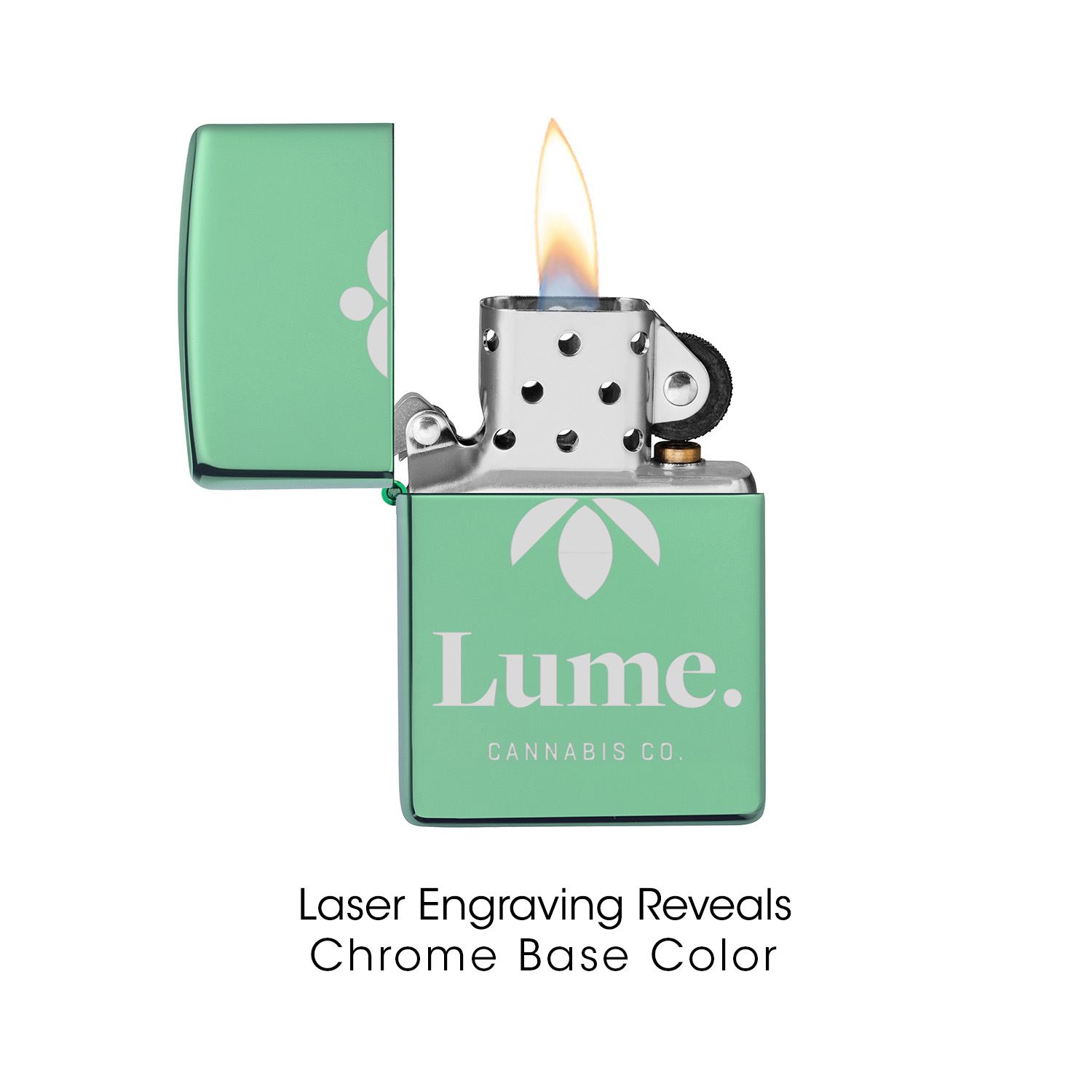 High Polish Green Zippo® Windproof Lighter 6