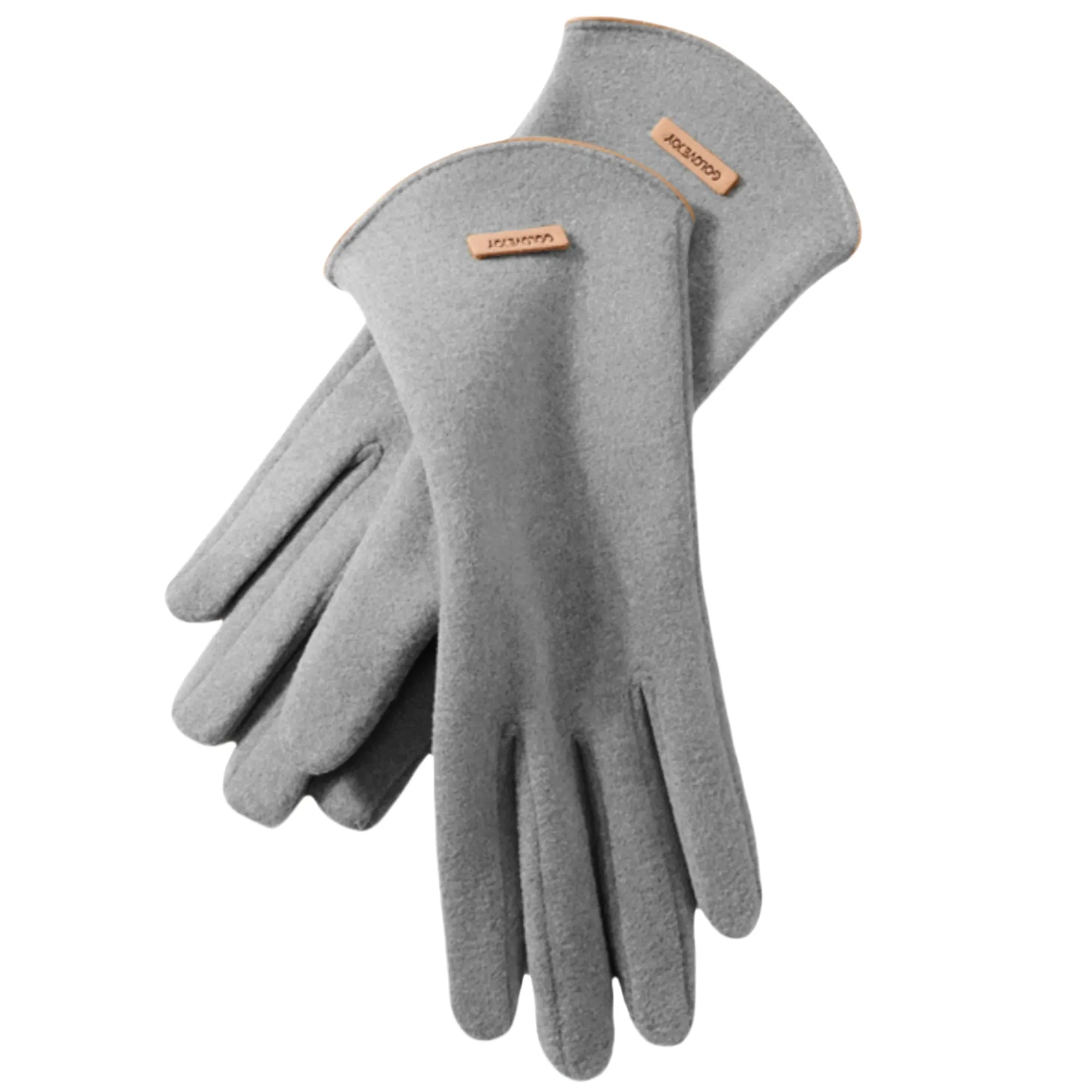 Thickened Fleece Windproof Women's Gloves 6