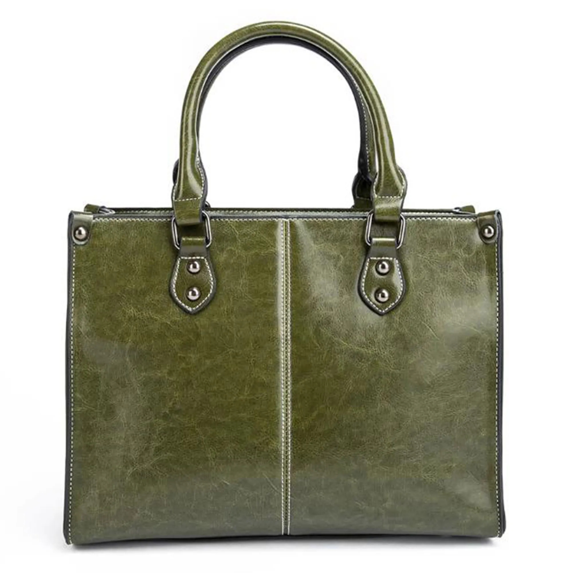 Vintage Vegan Leather Women's Laptop Bag 3