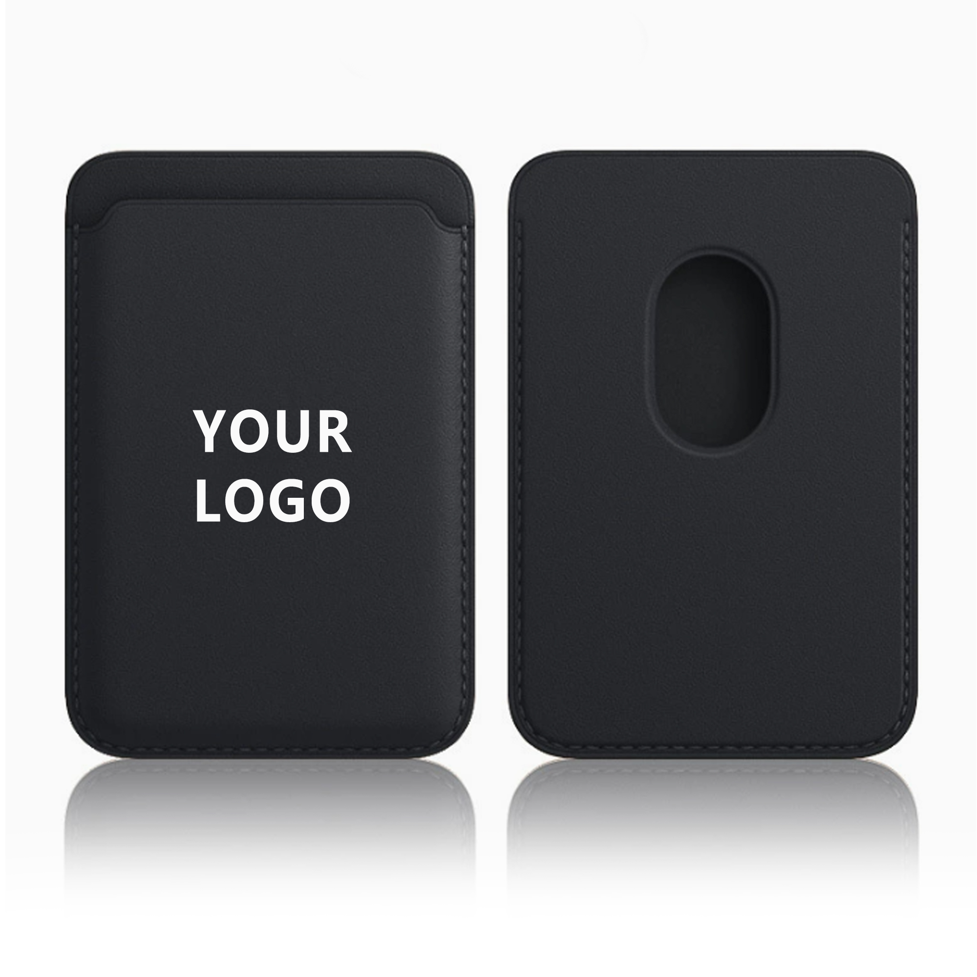 Leather Magnetic Card Case 2