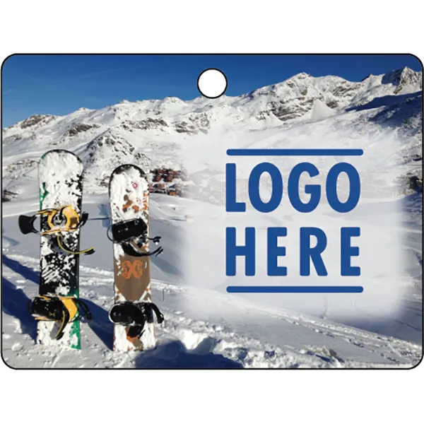 Full Color Acrylic Ornaments - Snowboards