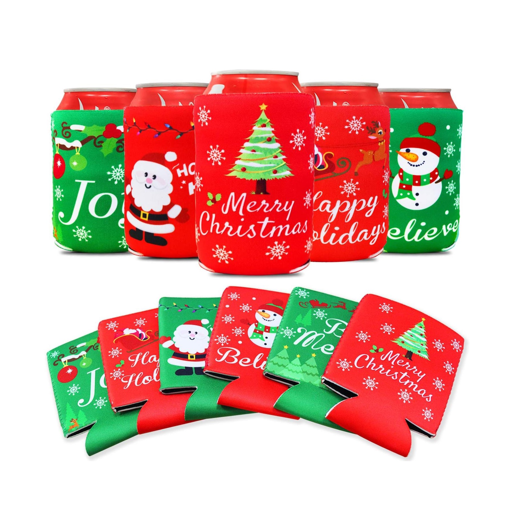 Christmas Neoprene Can Cover (direct import) 3