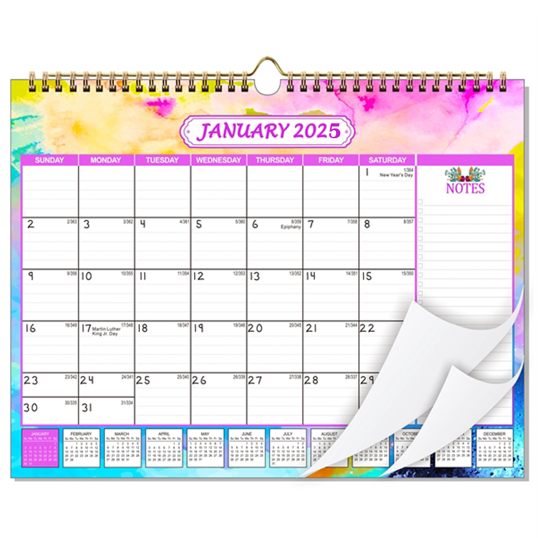 2025 Custom Wall Calendar for Planning and Organizing 7