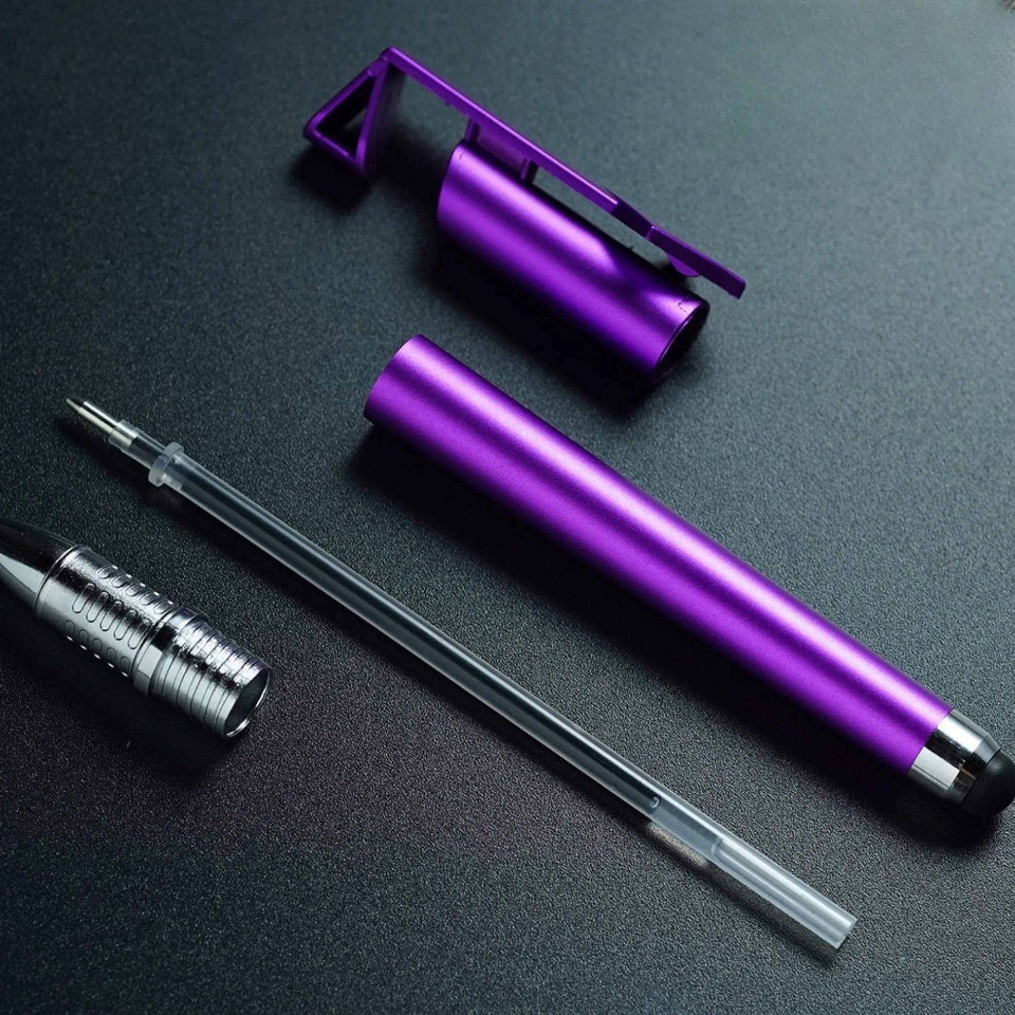 Multi Function Phone Stand Stylus Ballpoint Pen 12