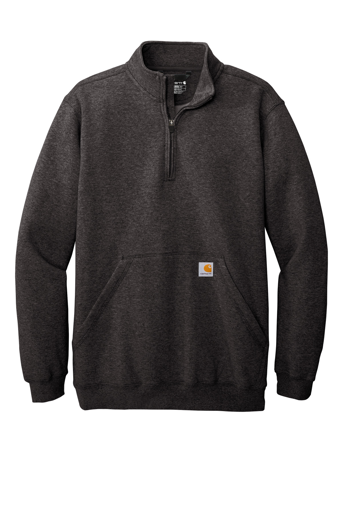 Carhartt Midweight 1/4-Zip Mock Neck Sweatshirt CT105294, custom hoodie or sweatshirt with logo imprint 12