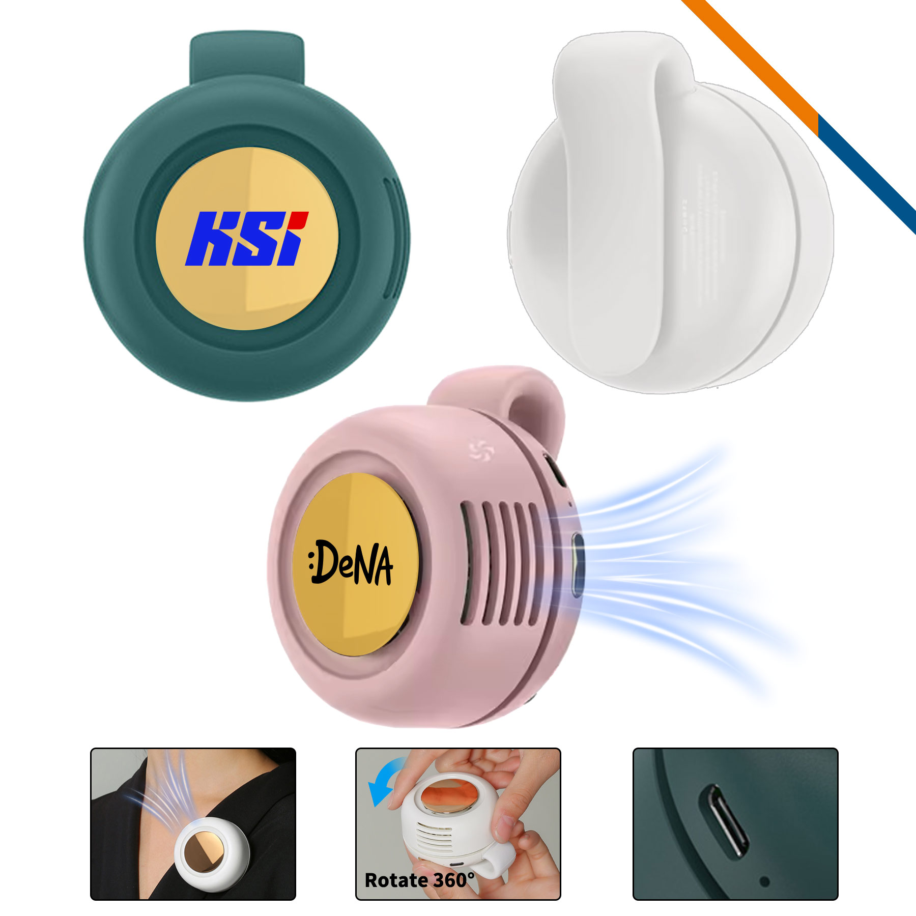NexAir Portable Clip On Bladeless Fan 2
