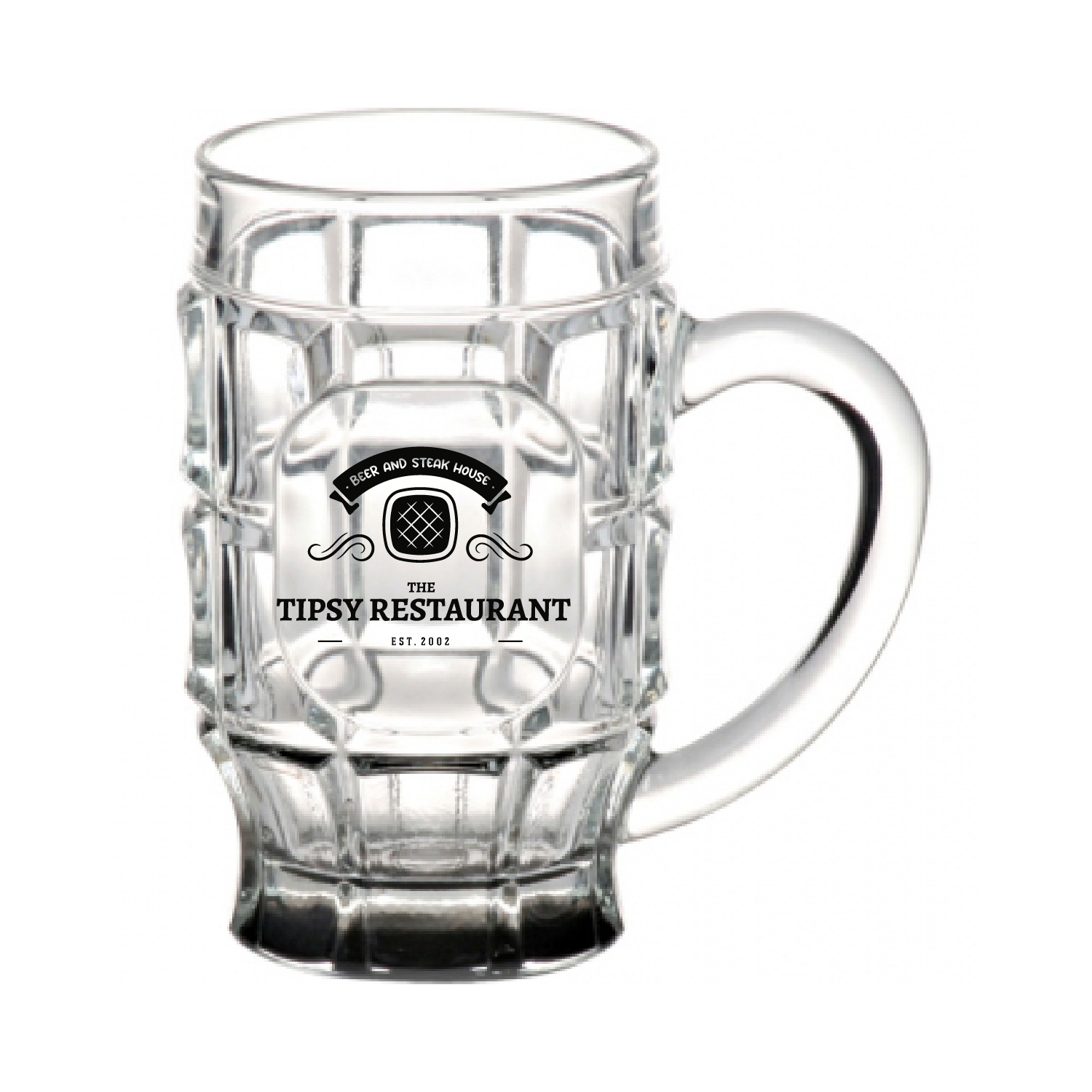 17.75 oz. Beer Garden Glass Mug (2 Color Imprint) 7
