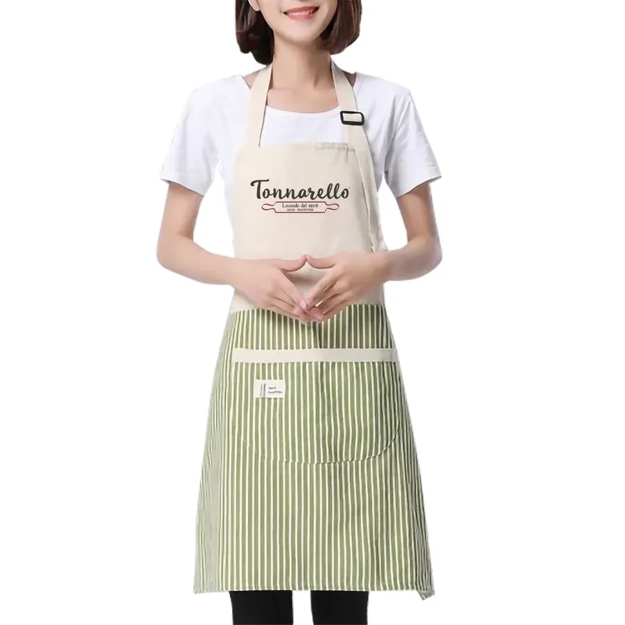 Apron with Happy Bear Patch 6