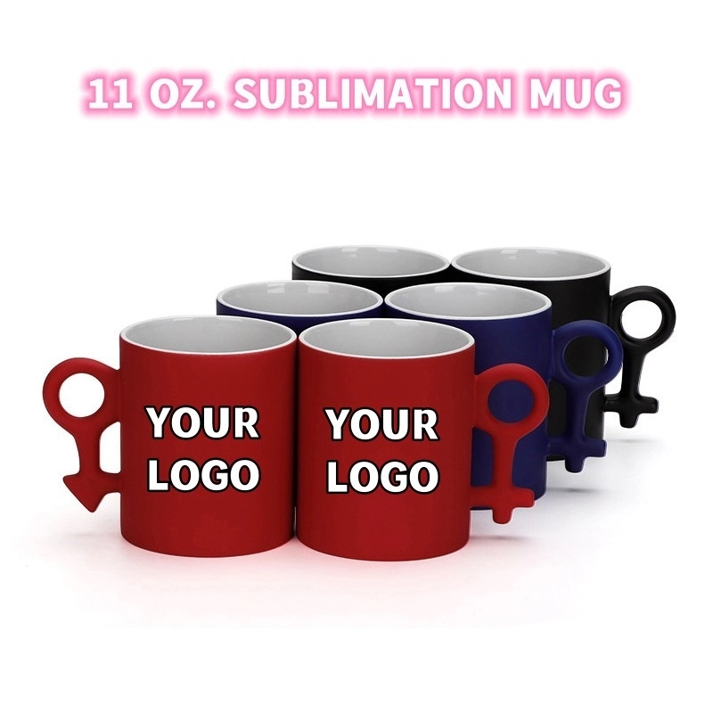 11 oz. Color Changing Ceramic Mug for Couples 7